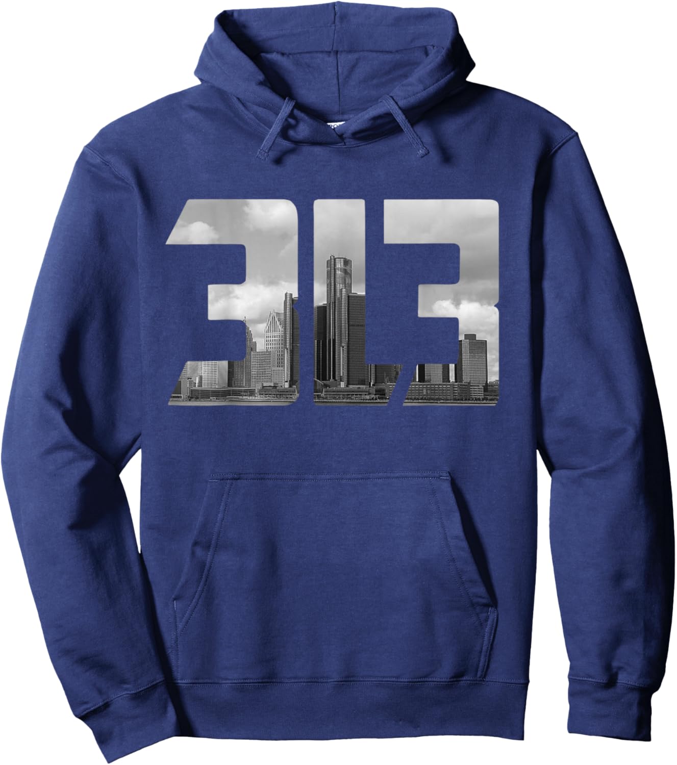 Detroit 313 Hoodie - Hoodie | Navy