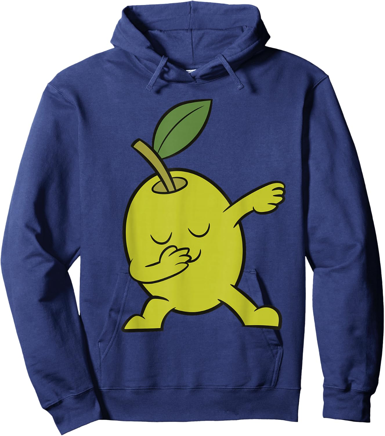 Green Olive Fruit Dabbing Cute Dabbing Olive Hoodie - Hoodie | Navy