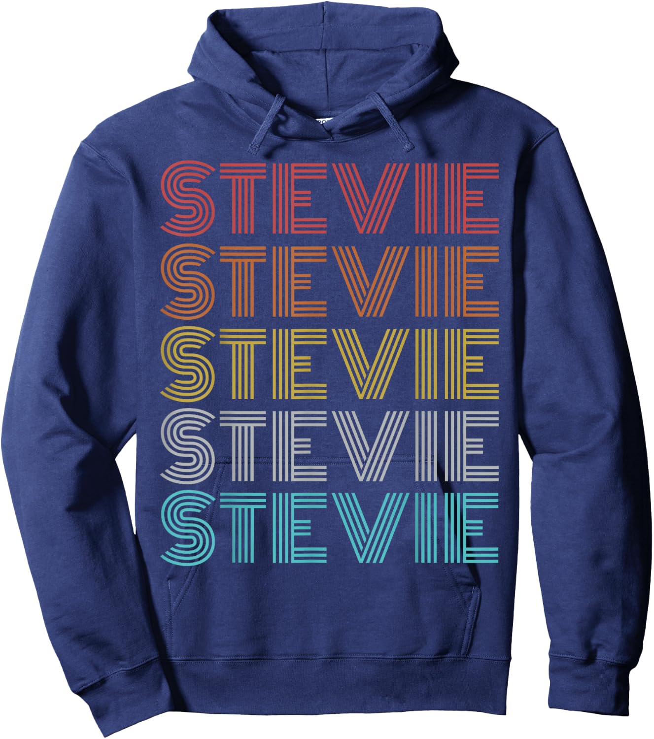 Retro Vintage Stevie Hoodie - Hoodie | Navy