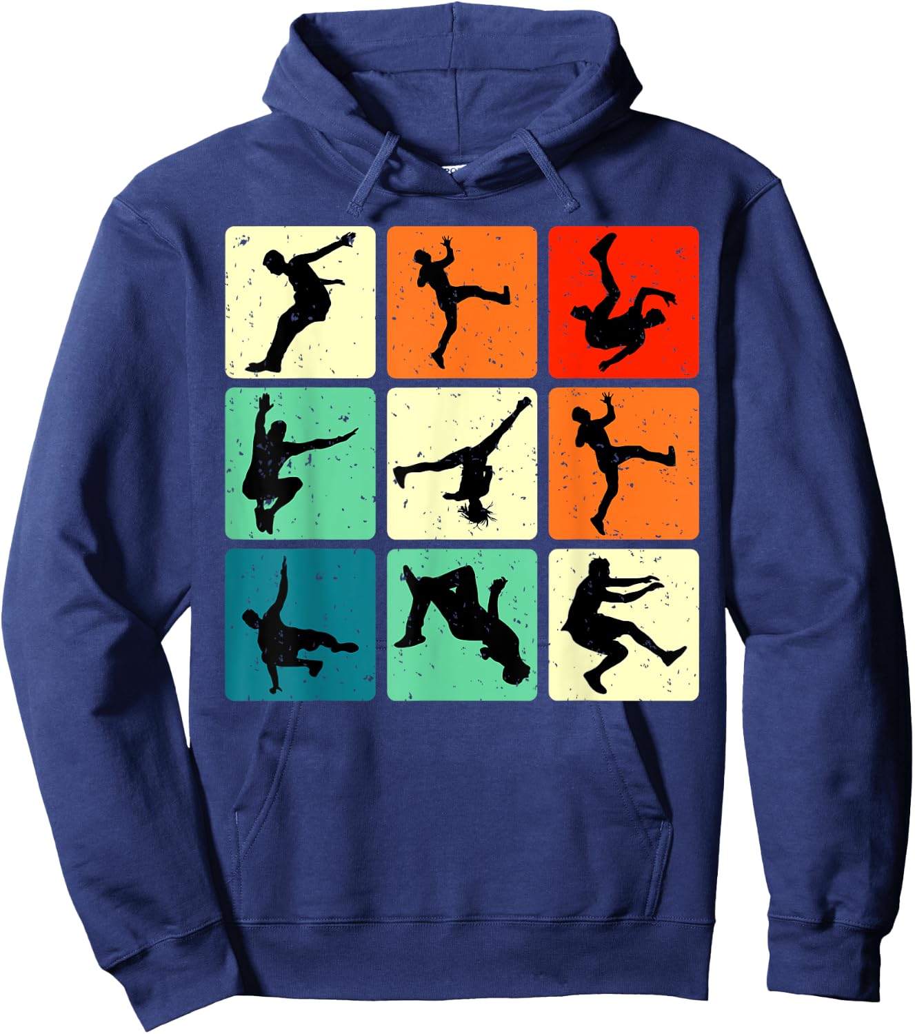 Break Dancing Retro Bboying Street Dance Hip Hop Break Dance Hoodie - Hoodie | Navy