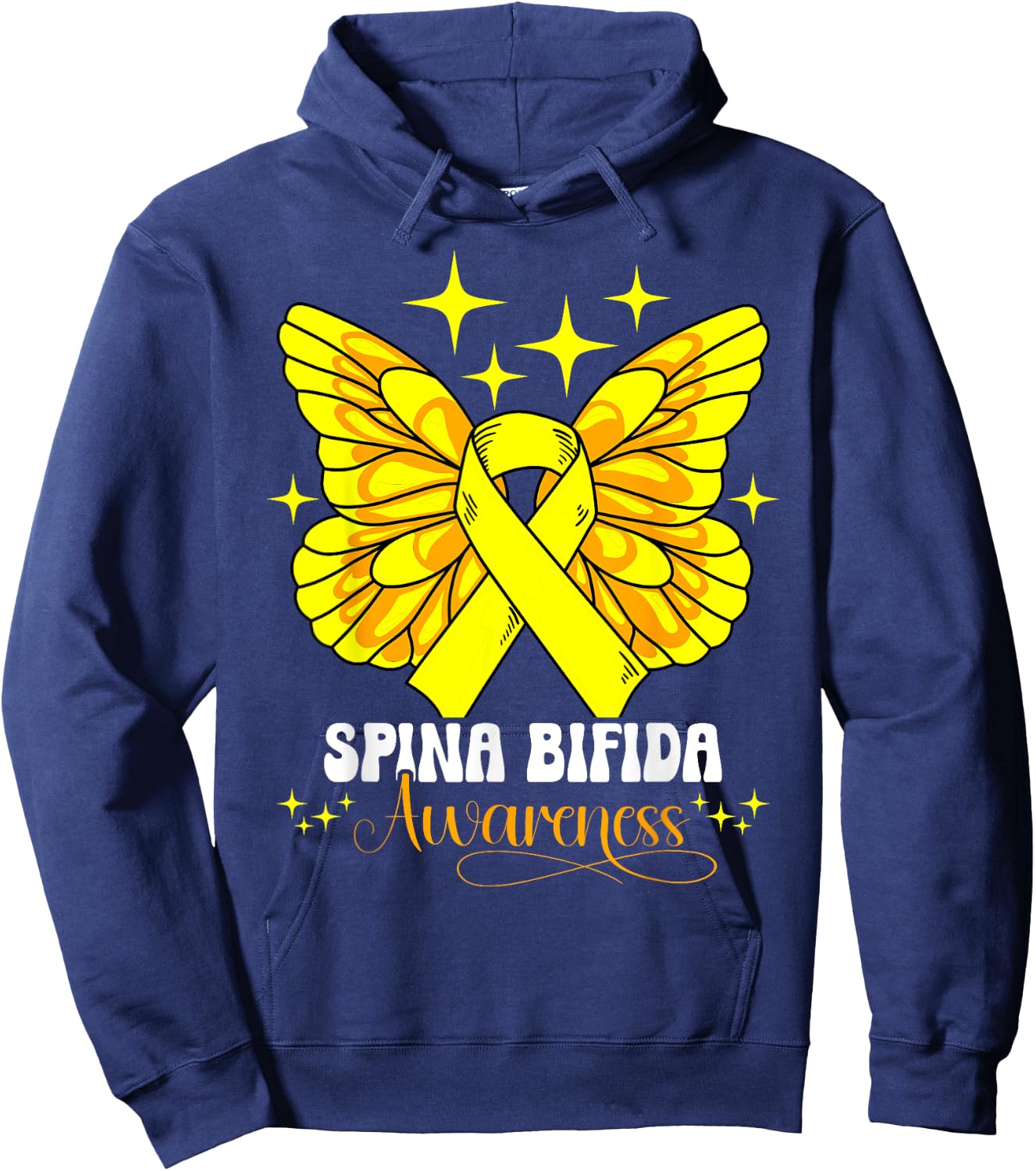 Spina Bifida Awareness Hoodie - Hoodie | Navy