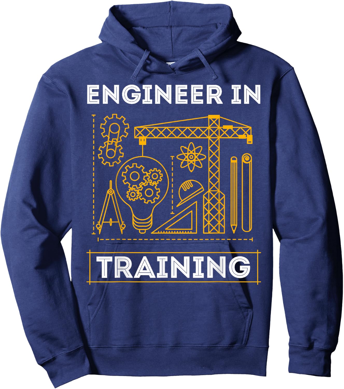 Engineer in Training Future Engineer Holding Engineering Hoodie - Hoodie | Navy