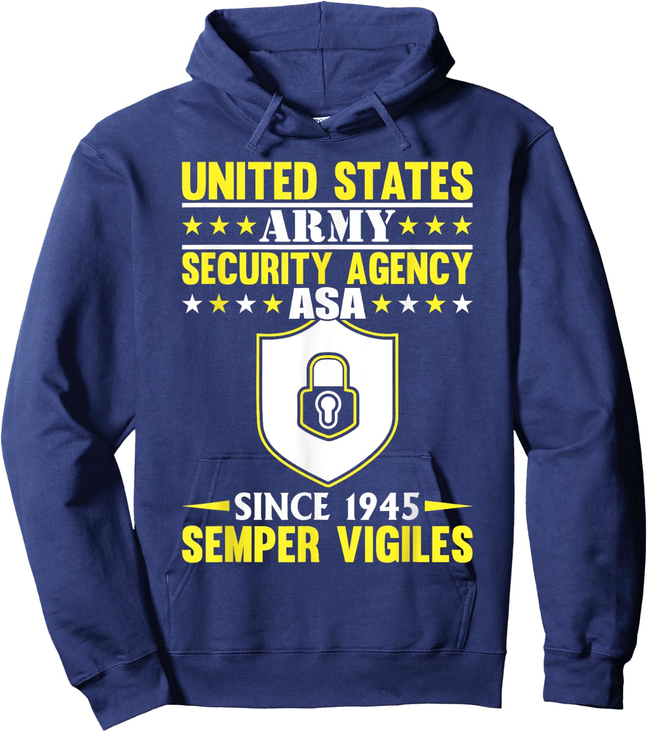 Fbi Jacket Army Security Agency National Security Agency Hoodie - Hoodie | Navy