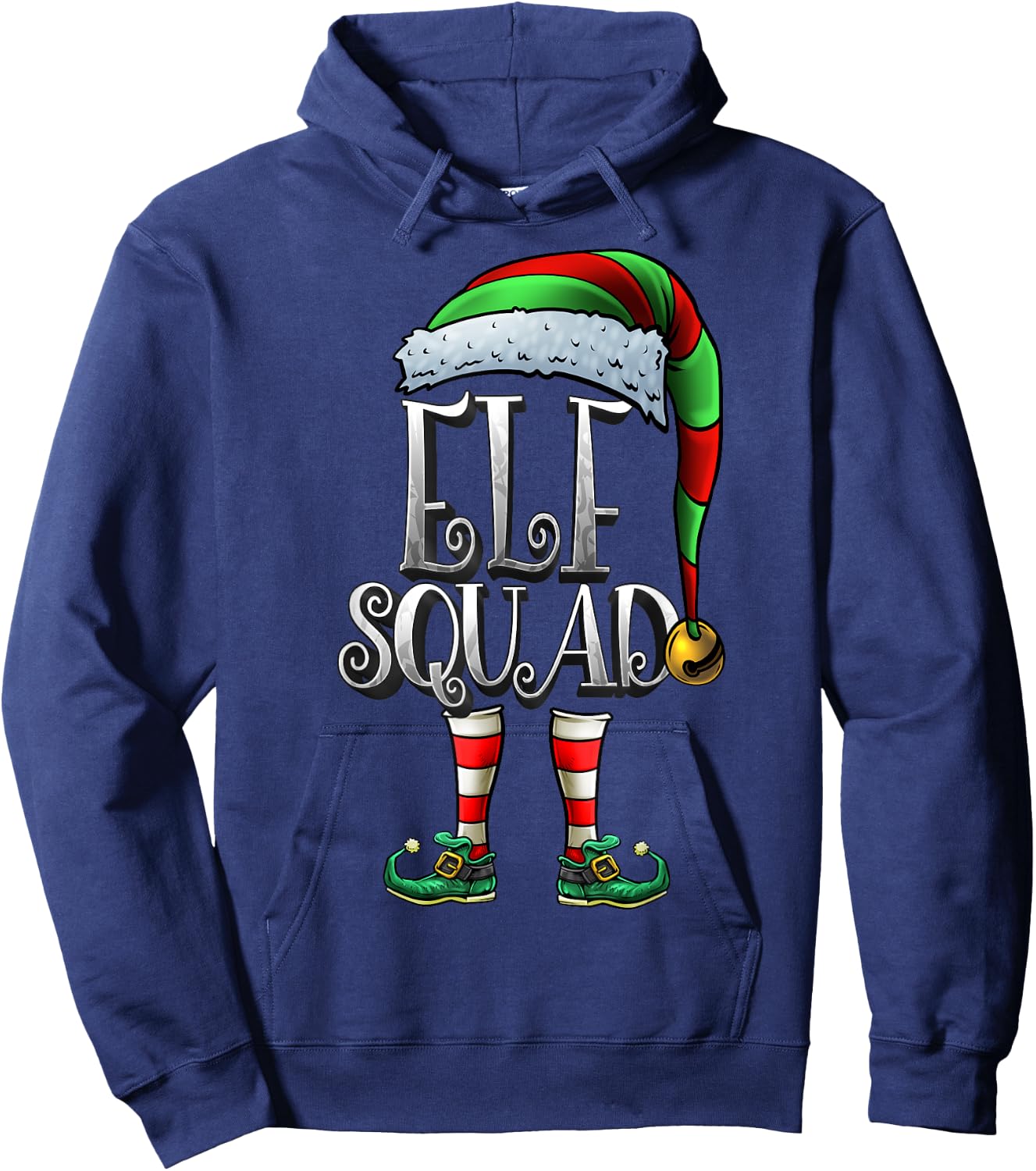 The Elf Squad Shirt Matching Family Elf Squad Christmas Elf Hoodie - Hoodie | Navy