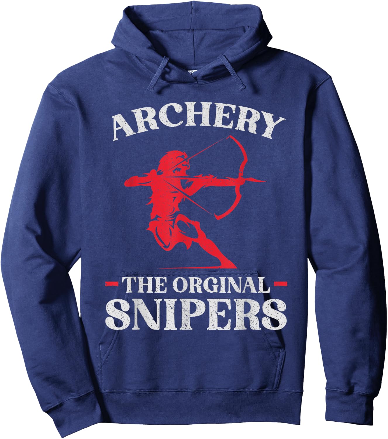 Archery The original Snipers - Bowman Bow Hunting Archer Hoodie - Hoodie | Navy