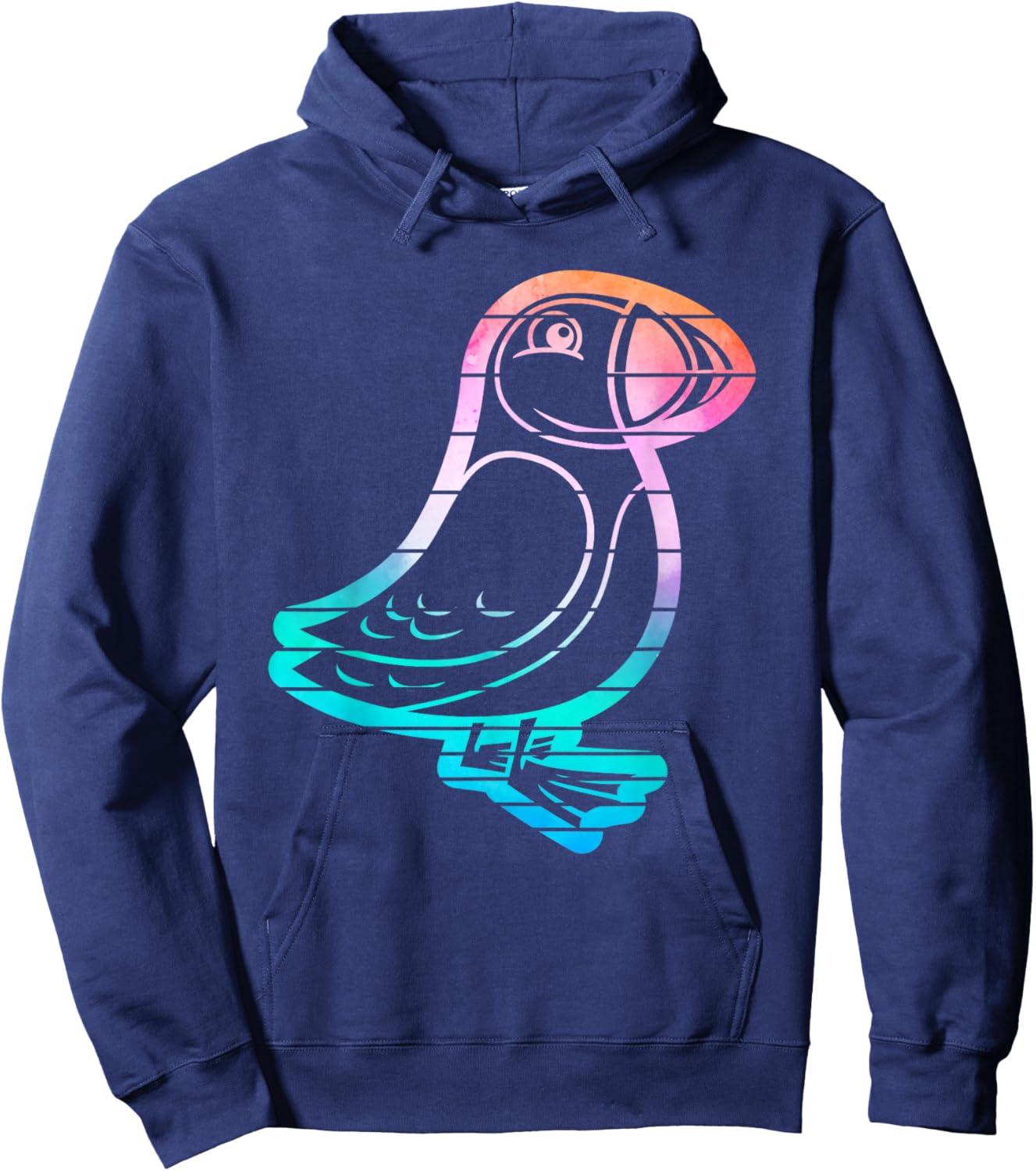 Puffin Seabird Iceland Bird Puffin Hoodie - Hoodie | Navy