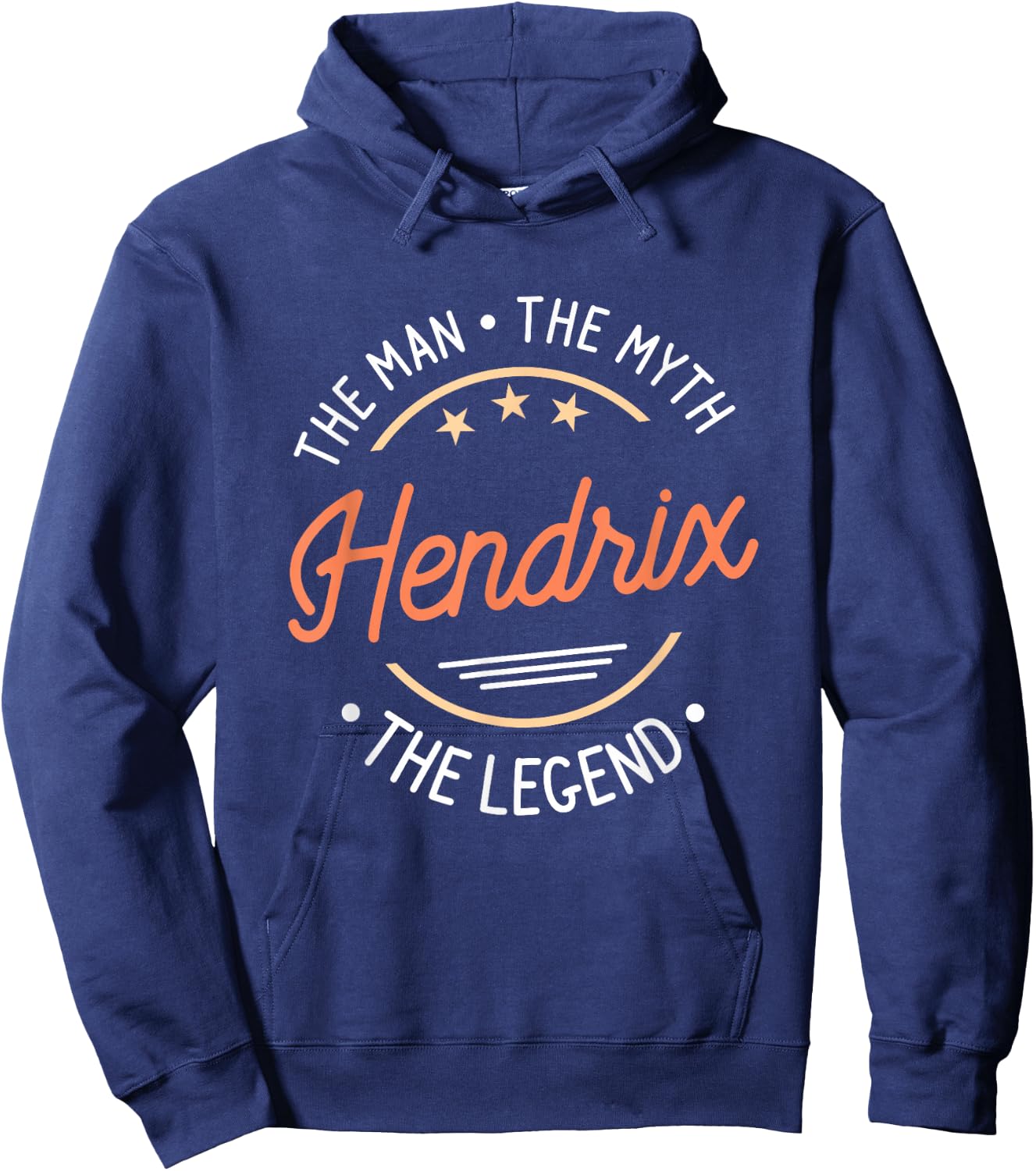 Hendrix The Man The Myth The Legend Hoodie - Hoodie | Navy