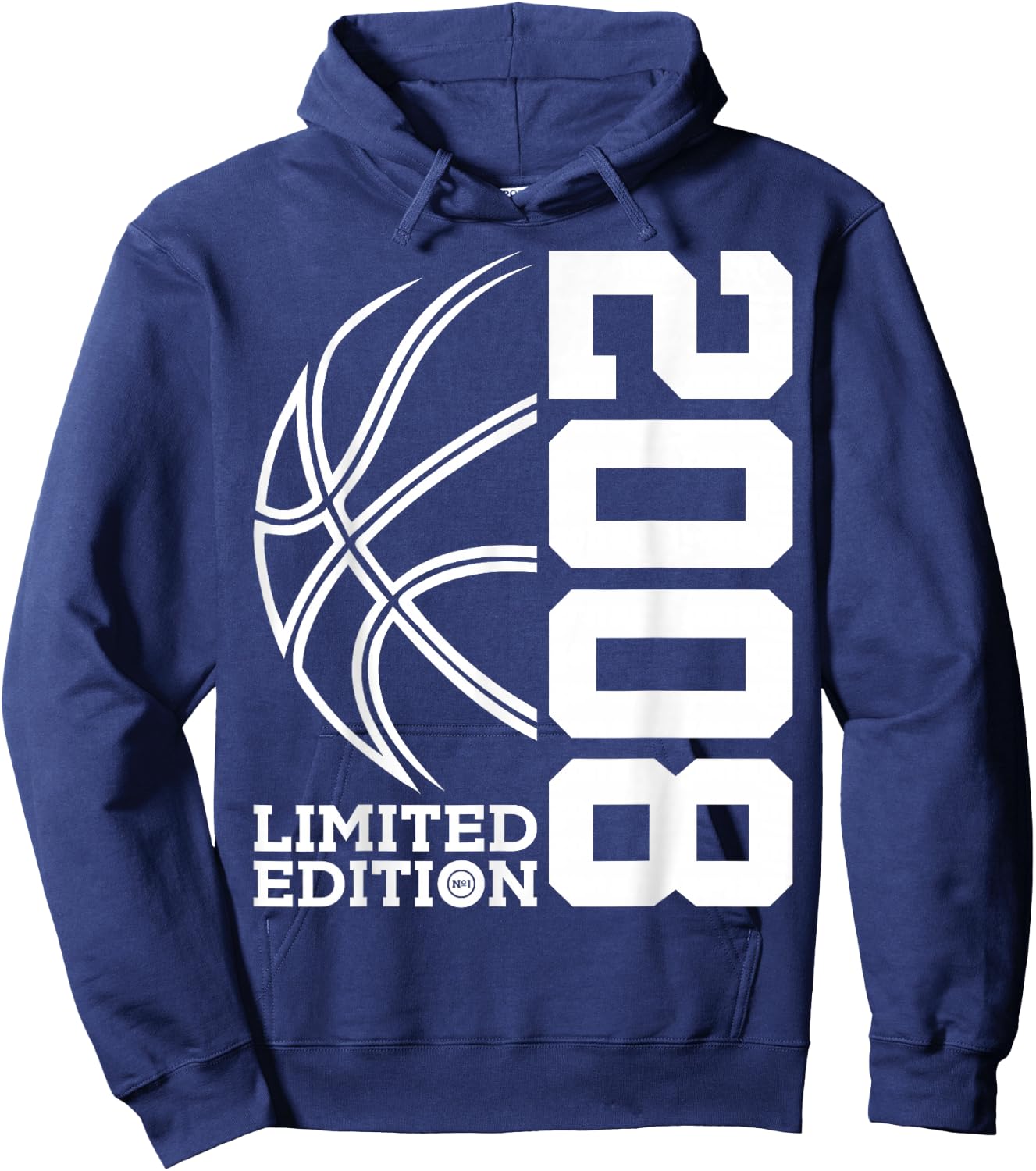 17th BIRTHDAY BASKETBALL LIMITED EDITION 2008 Hoodie - Hoodie | Navy