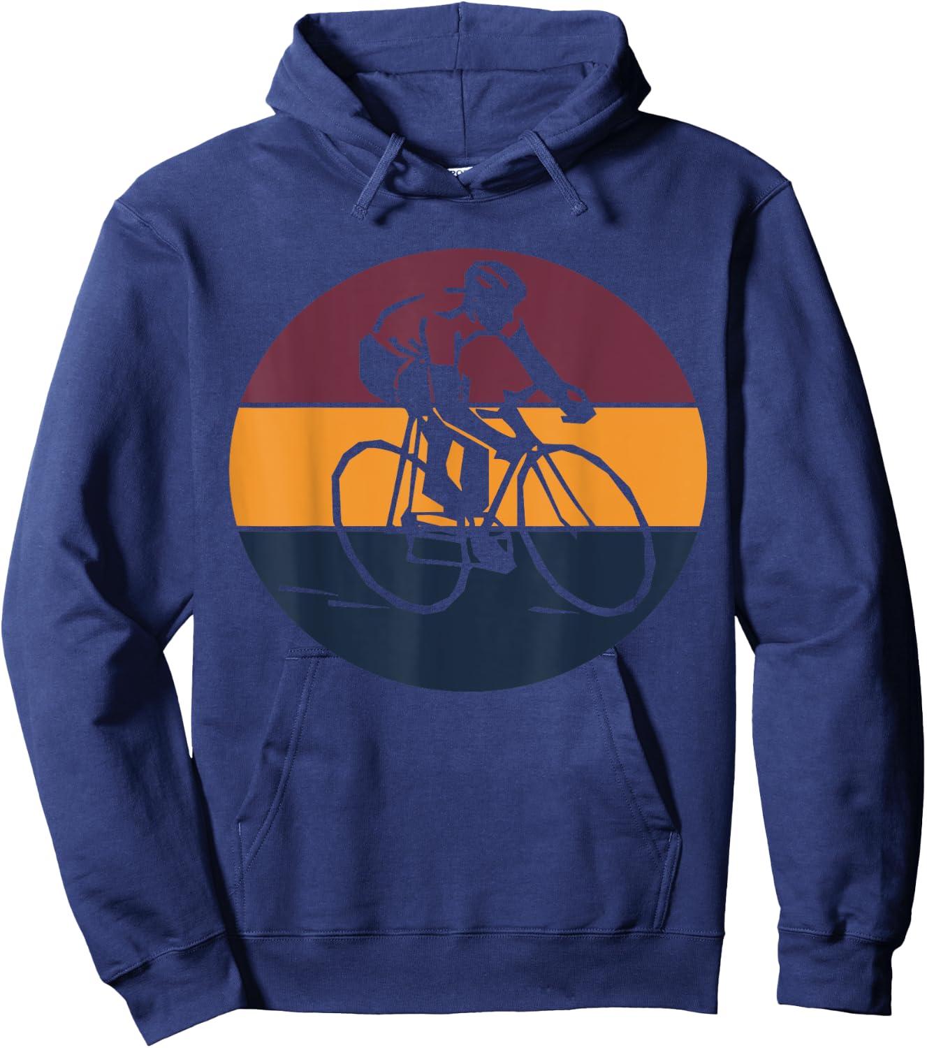 Vintage Cycling Funny Classic Bicycle Bicycling Lover Outfit Hoodie - Hoodie | Navy
