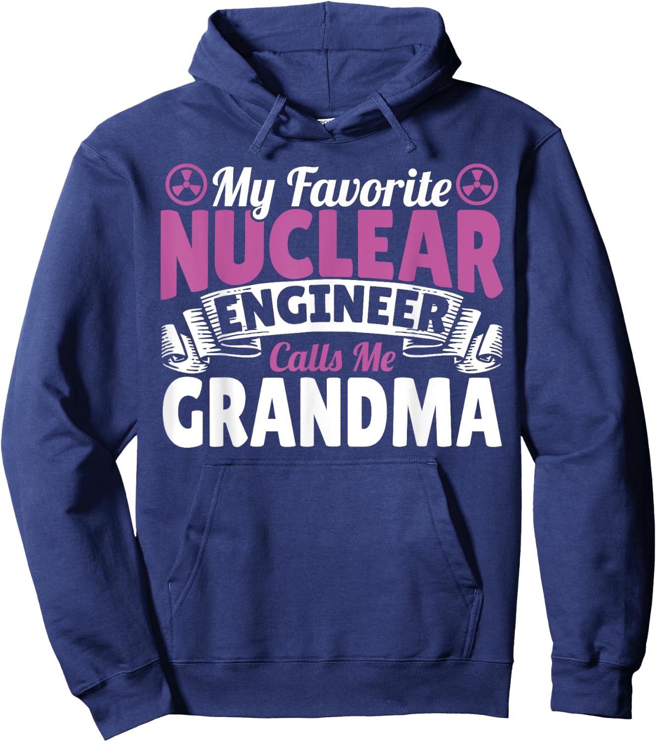 Favorite Nuclear Engineer Calls Me Grandma Women Grandmother Hoodie - Hoodie | Navy