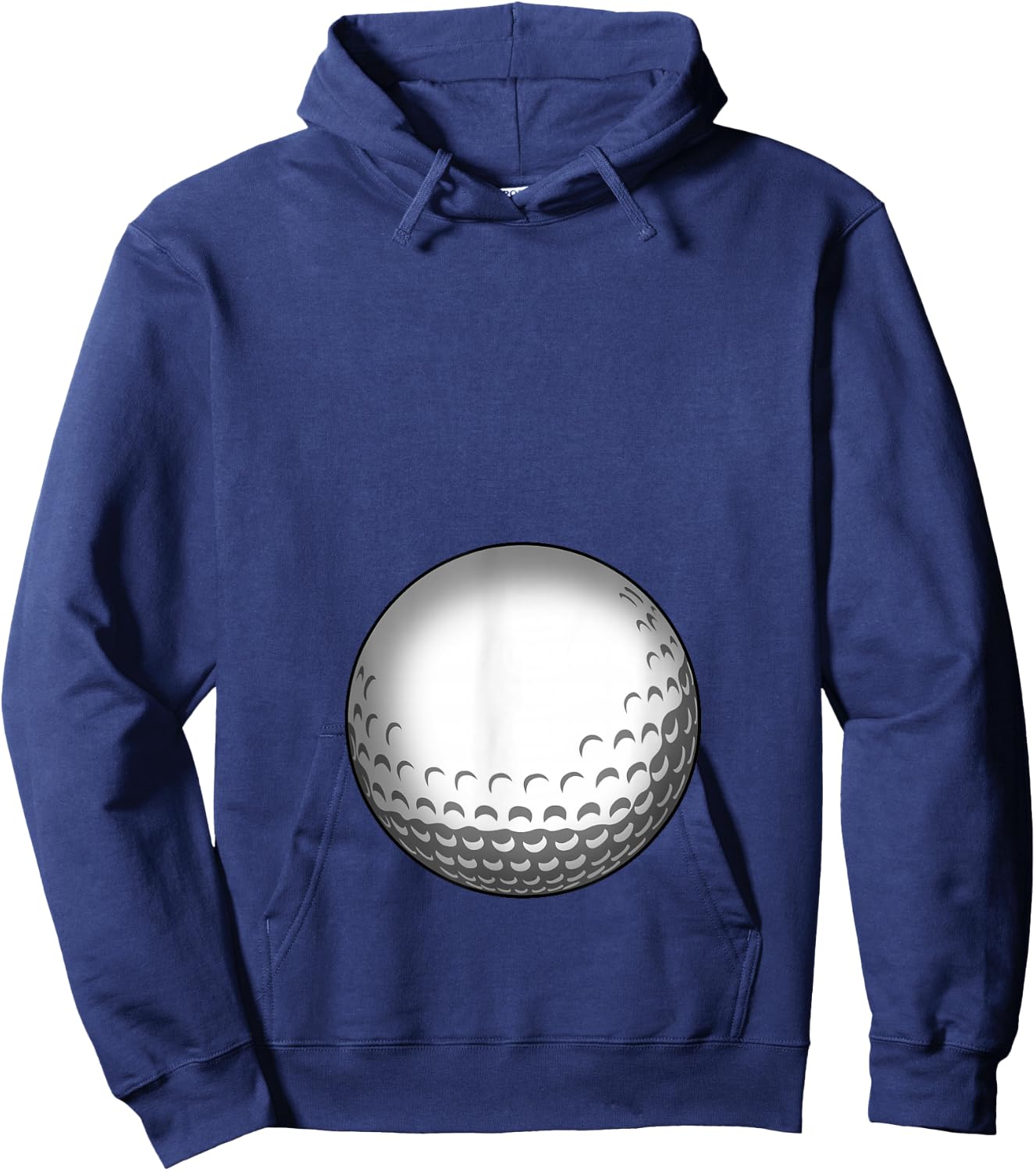 Funny Golf Player Baby Belly Mum Hoodie - Hoodie | Navy
