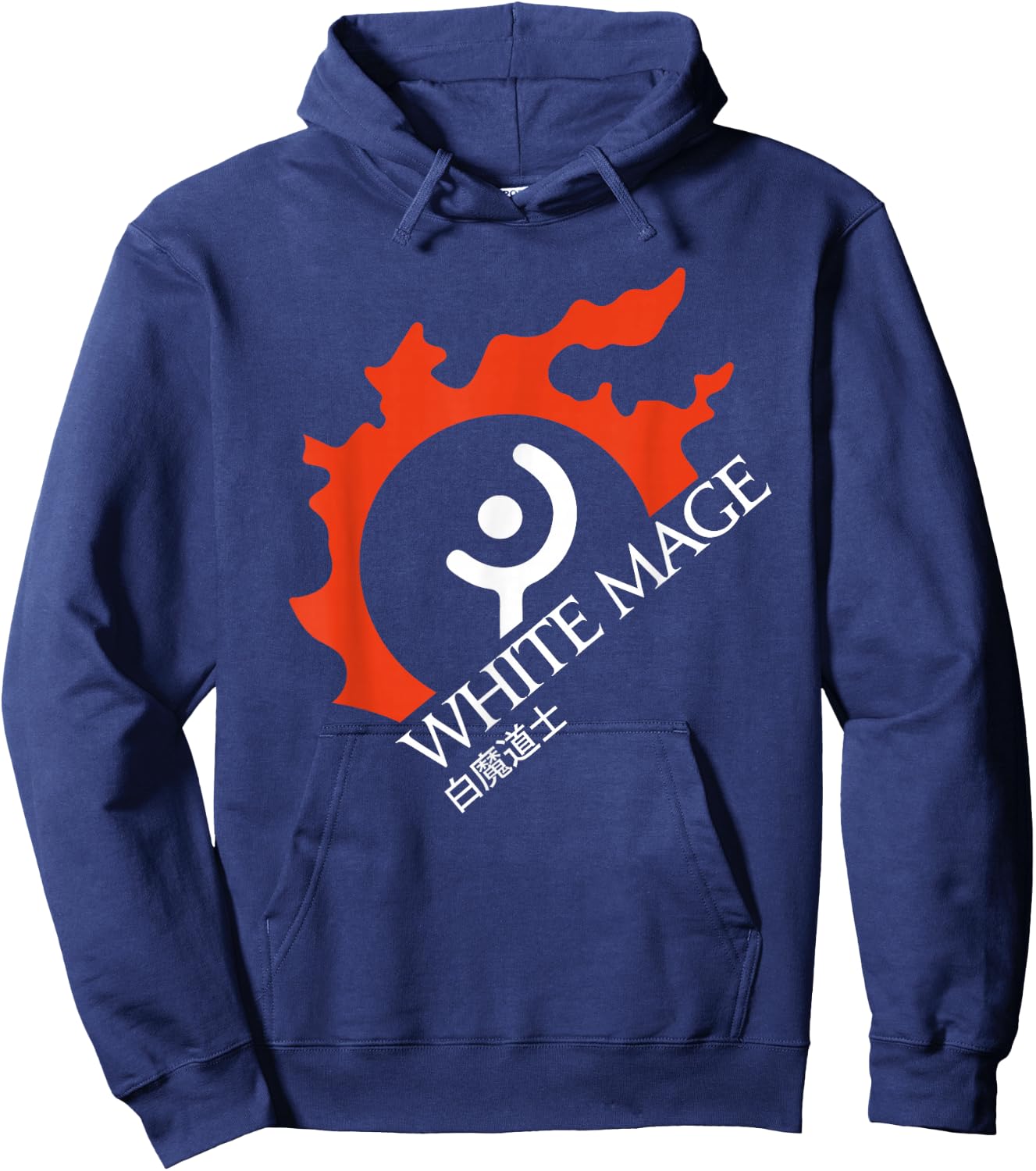 White Mage - For Warriors of Light & Darkness Hoodie - Hoodie | Navy