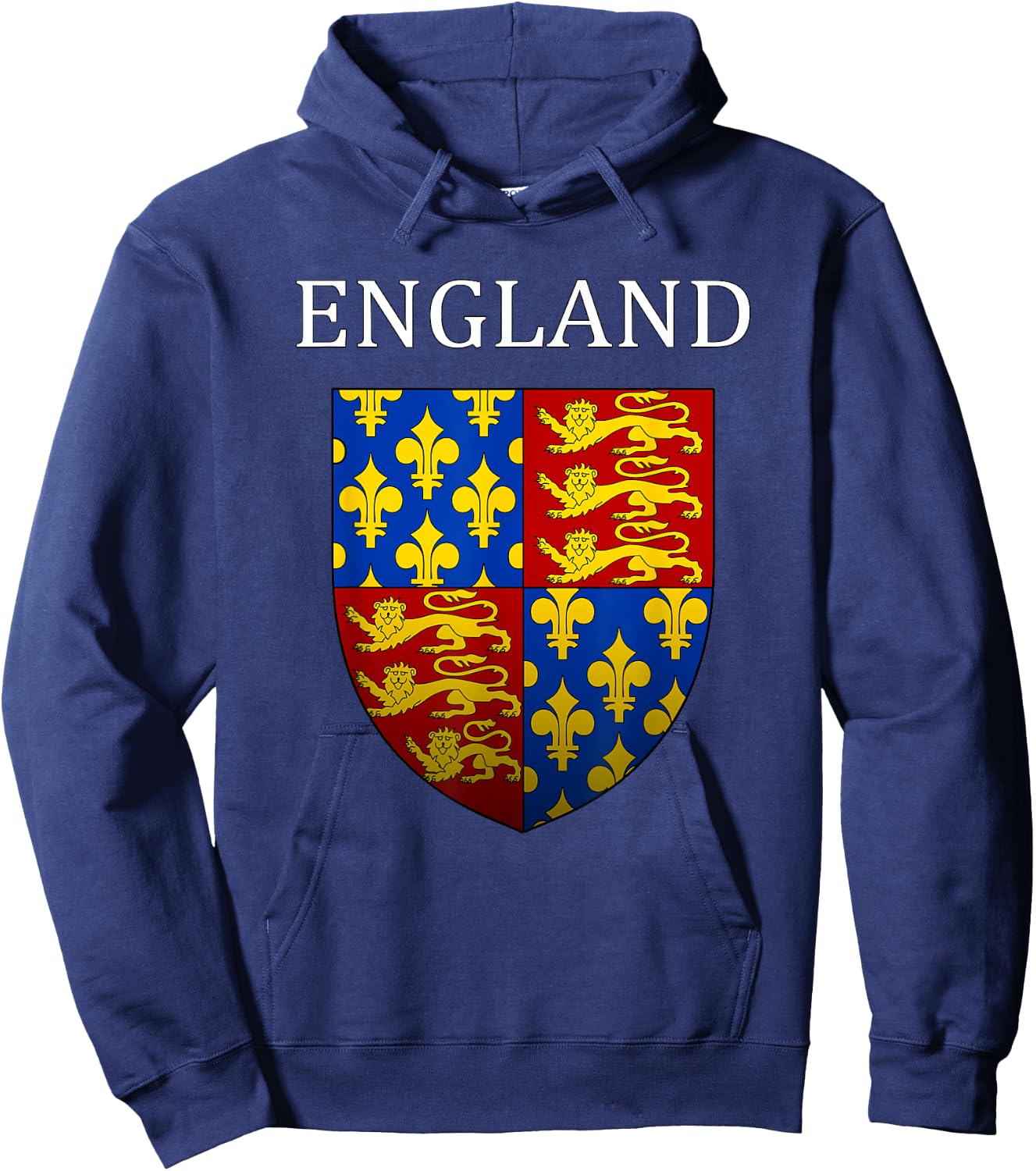 Medieval English Heraldry of England Hoodie - Hoodie | Navy