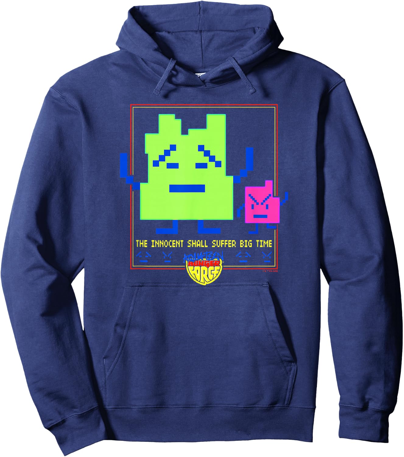 Aqua Teen Hunger Force The Mooninites Suffer Big Time Hoodie - Hoodie | Navy