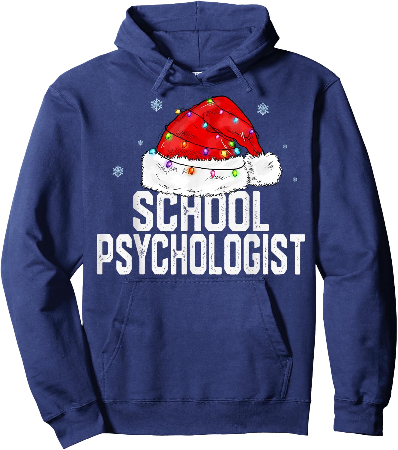 School Psychologist Santa Claus Christmas Family Matching Hoodie - Hoodie | Navy