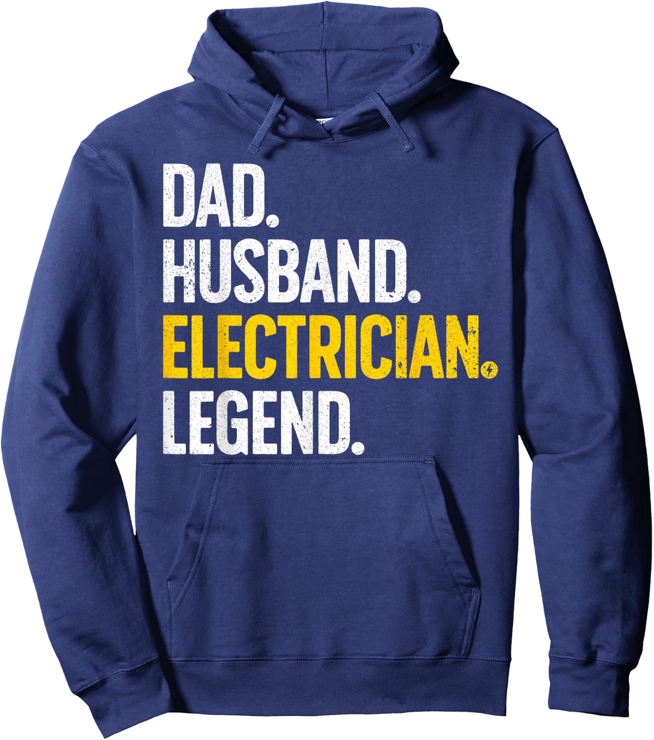 Funny Electrician Design For Husband Dad Electrical Engineer Hoodie - Hoodie | Navy