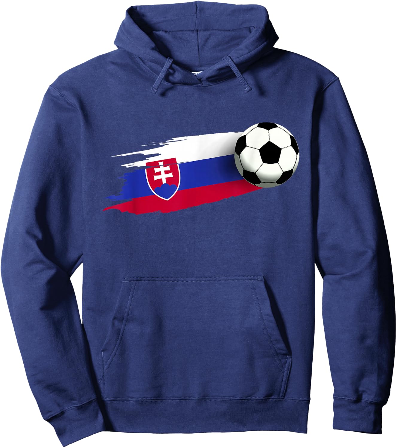 Slovakia Flag Jersey Slovak Soccer Team Slovak Hoodie - Hoodie | Navy
