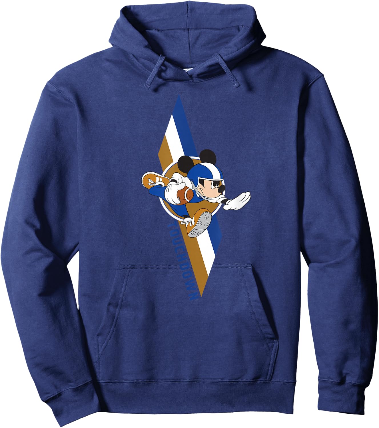 Disney Mickey Mouse Football Touchdown Sports Hoodie - Hoodie | Navy
