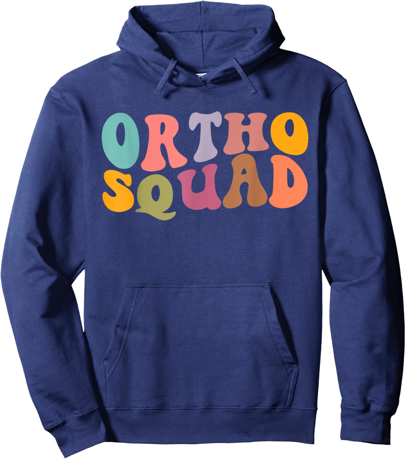 Retro Groovy Ortho Squad Orthopedics Nurse Doctor Assistant Hoodie - Hoodie | Navy