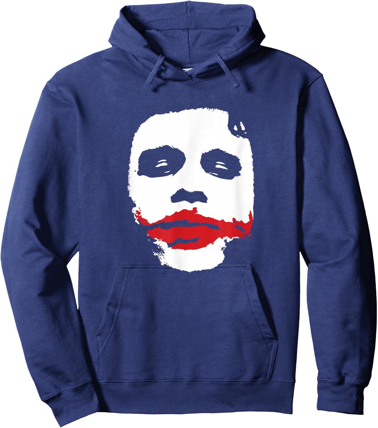 The Dark Knight Heath Ledger The Joker Face Paint Mask Hoodie - Hoodie | Navy