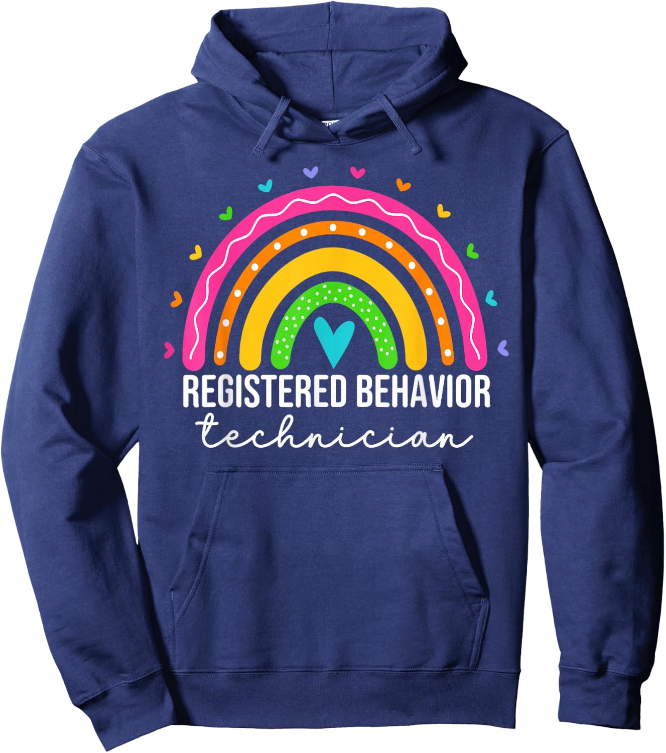 Registered Behavior Technician RBT Behavioral ABA Therapist Hoodie - Hoodie | Navy