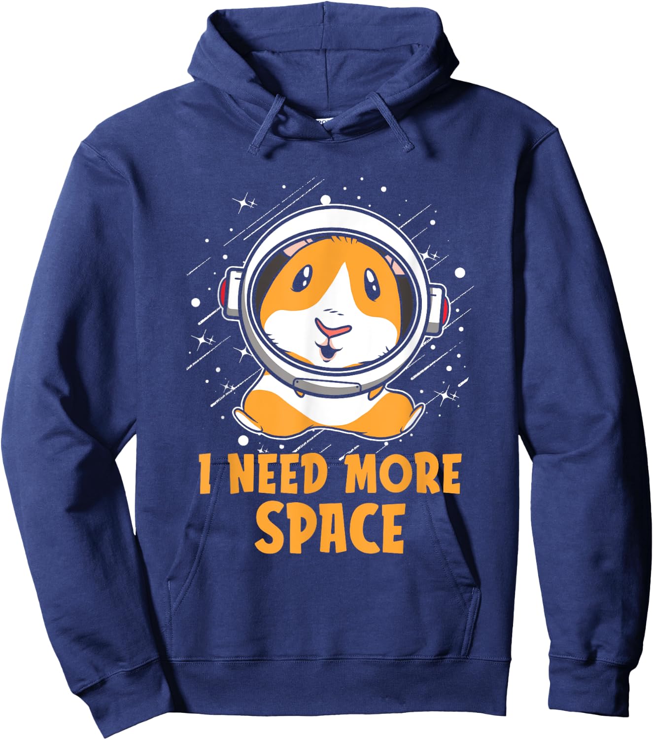 Cavy Astronaut - Hamster Pet Guinea Pig I Need More Space Hoodie - Hoodie | Navy
