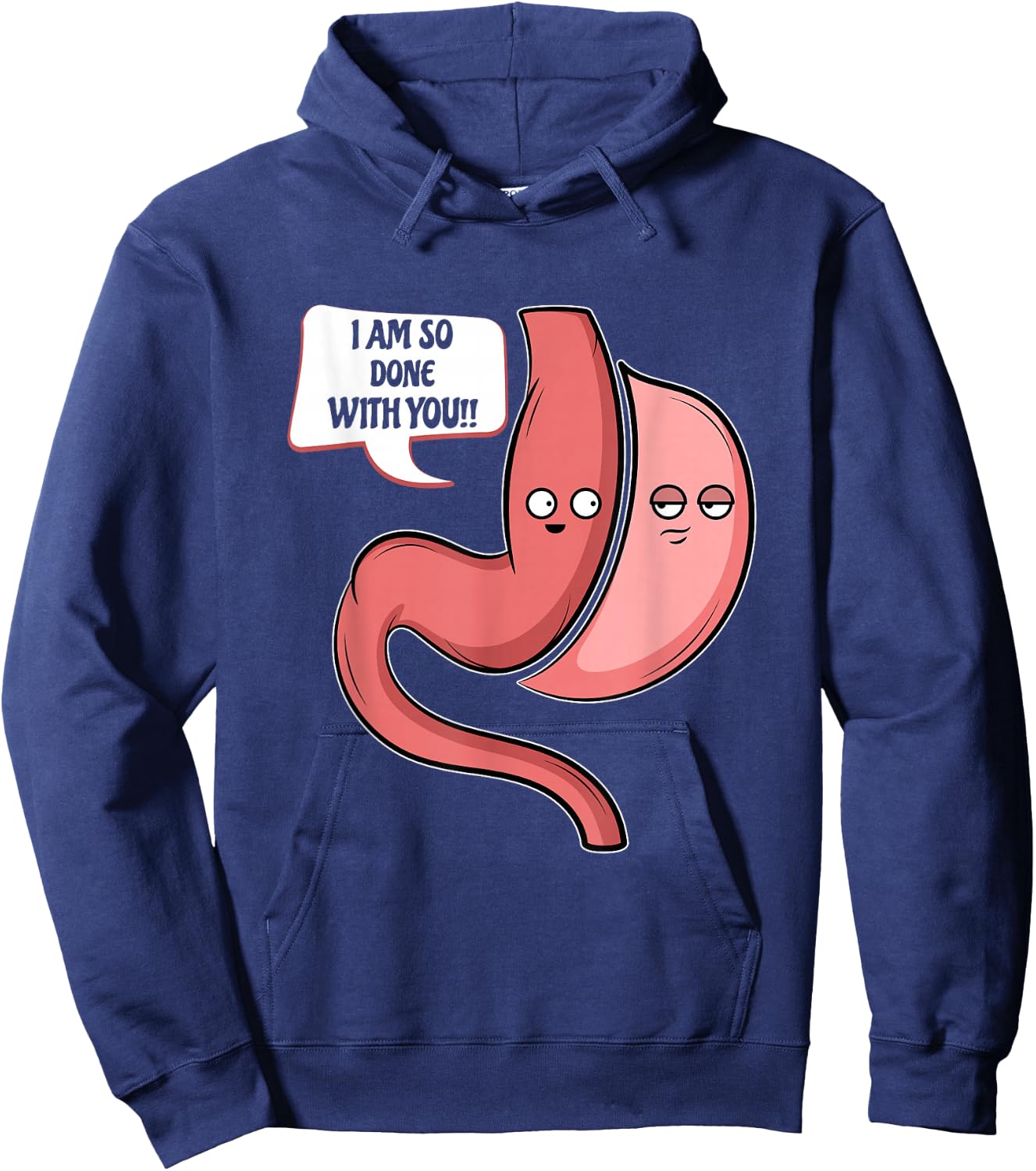 Funny Sleeve Gastric Surgery Bariatric Medical Hoodie - Hoodie | Navy