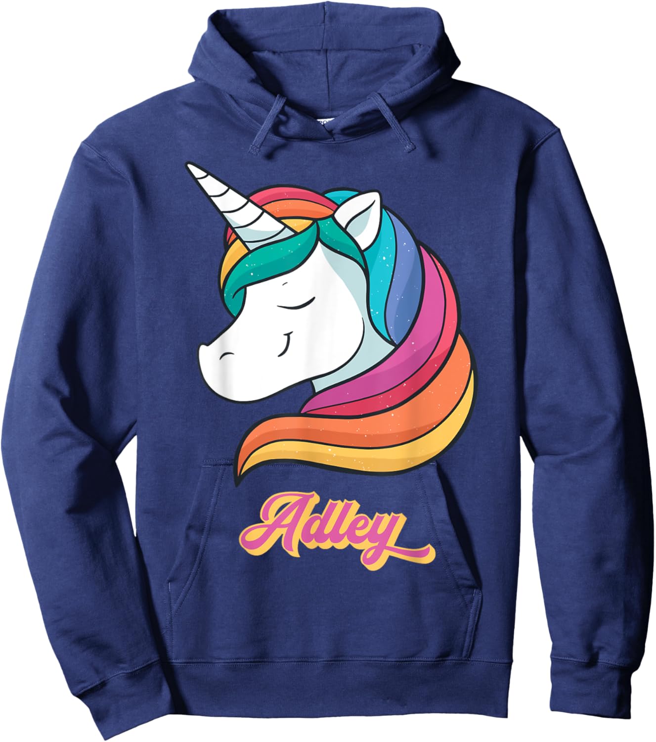 Adley Merch Unicorn Design Hoodie - Hoodie | Navy