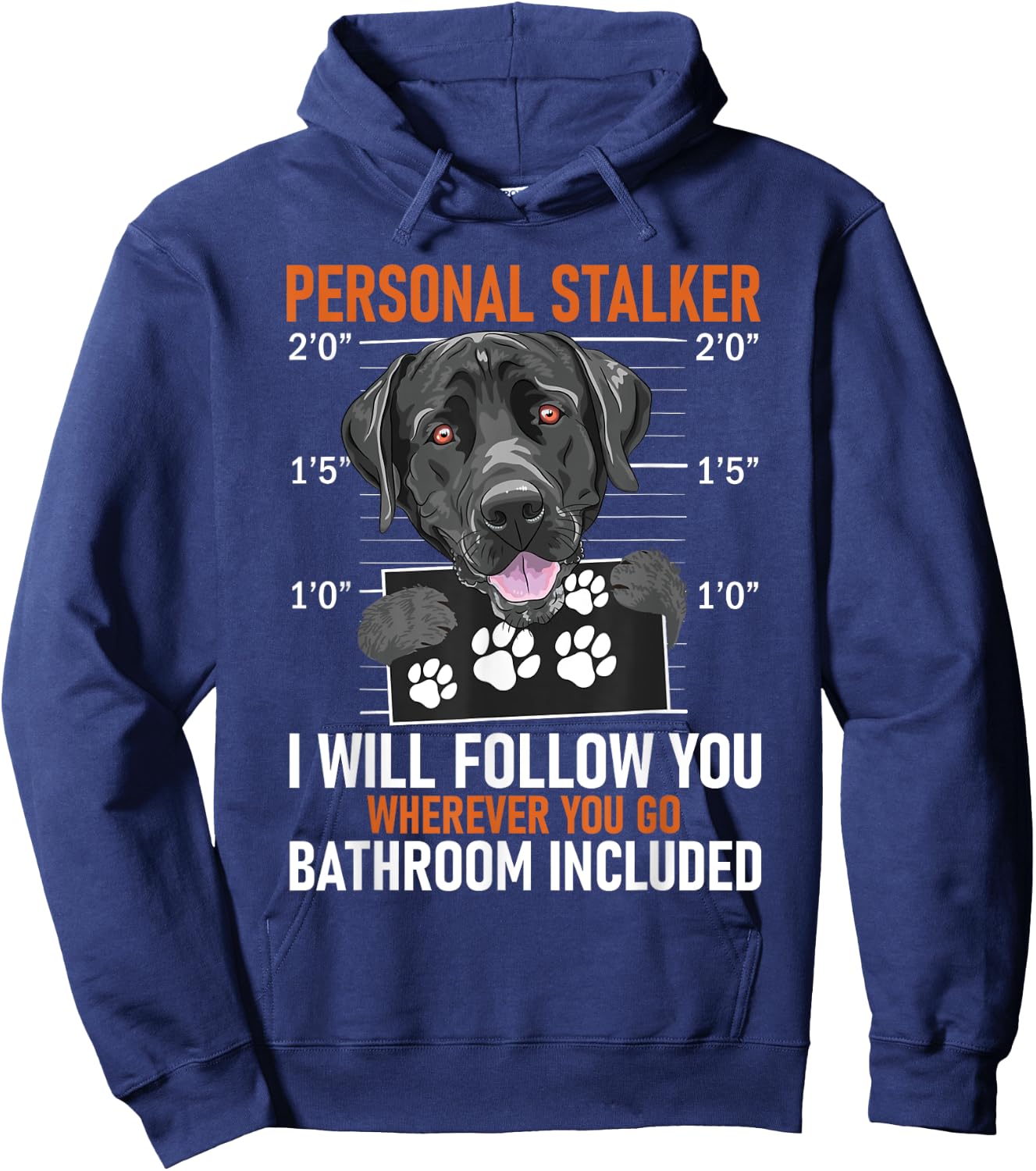 I Will Follow You Wherever You Go - Labrador Puppy Dog Owner Men Women Hoodie - Hoodie | Navy