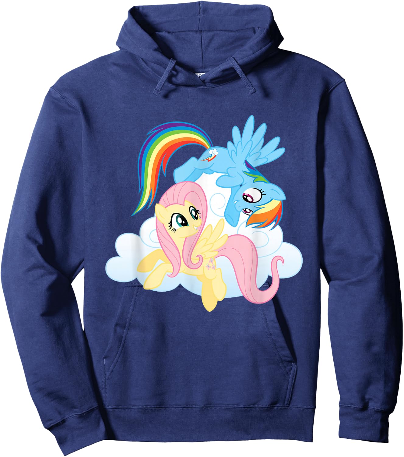 My Little Pony Fluttershy and Rainbow Dash Hoodie - Hoodie | Navy