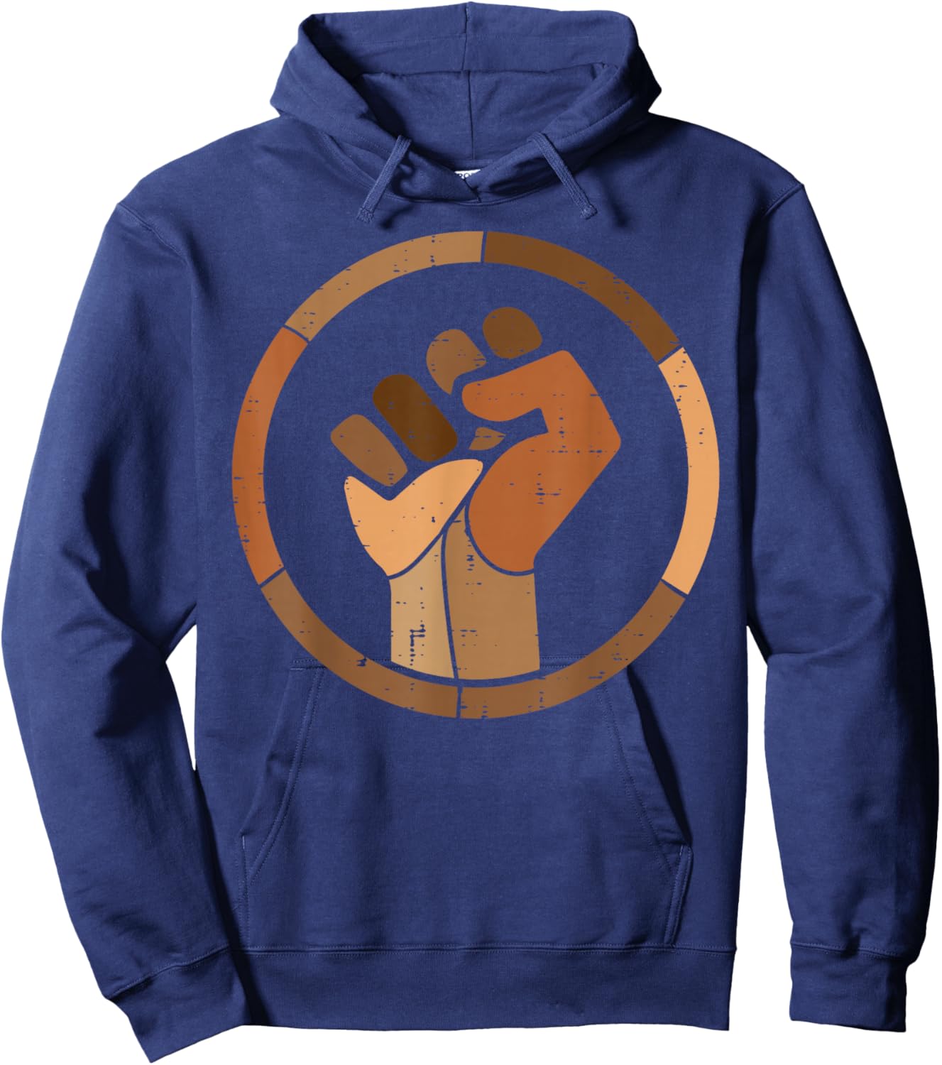 Black History Melanin Fist African Pride Men Women Kids Hoodie - Hoodie | Navy
