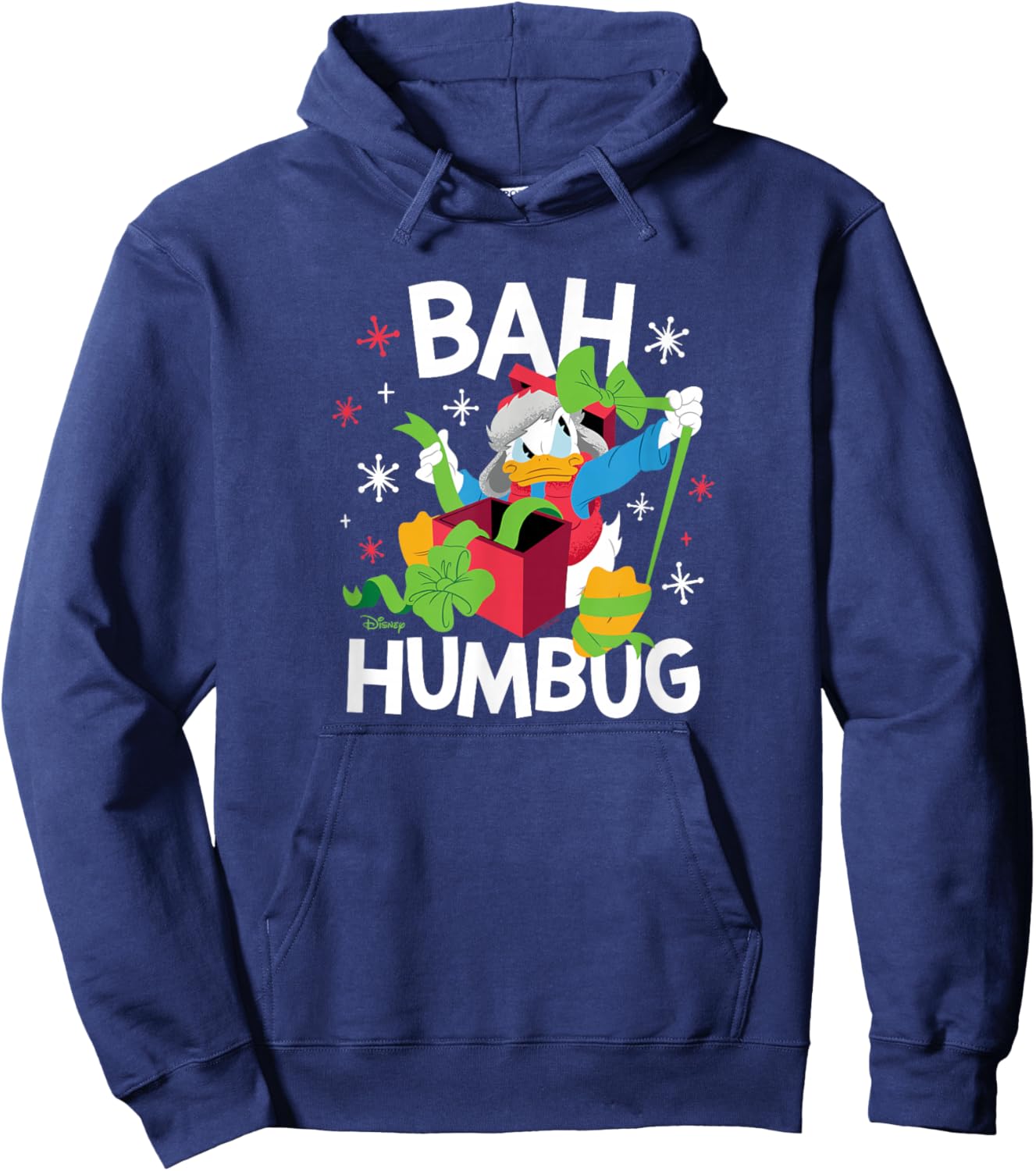 Donald Duck - Donald Duck Bah Humbug Hoodie - Hoodie | Navy