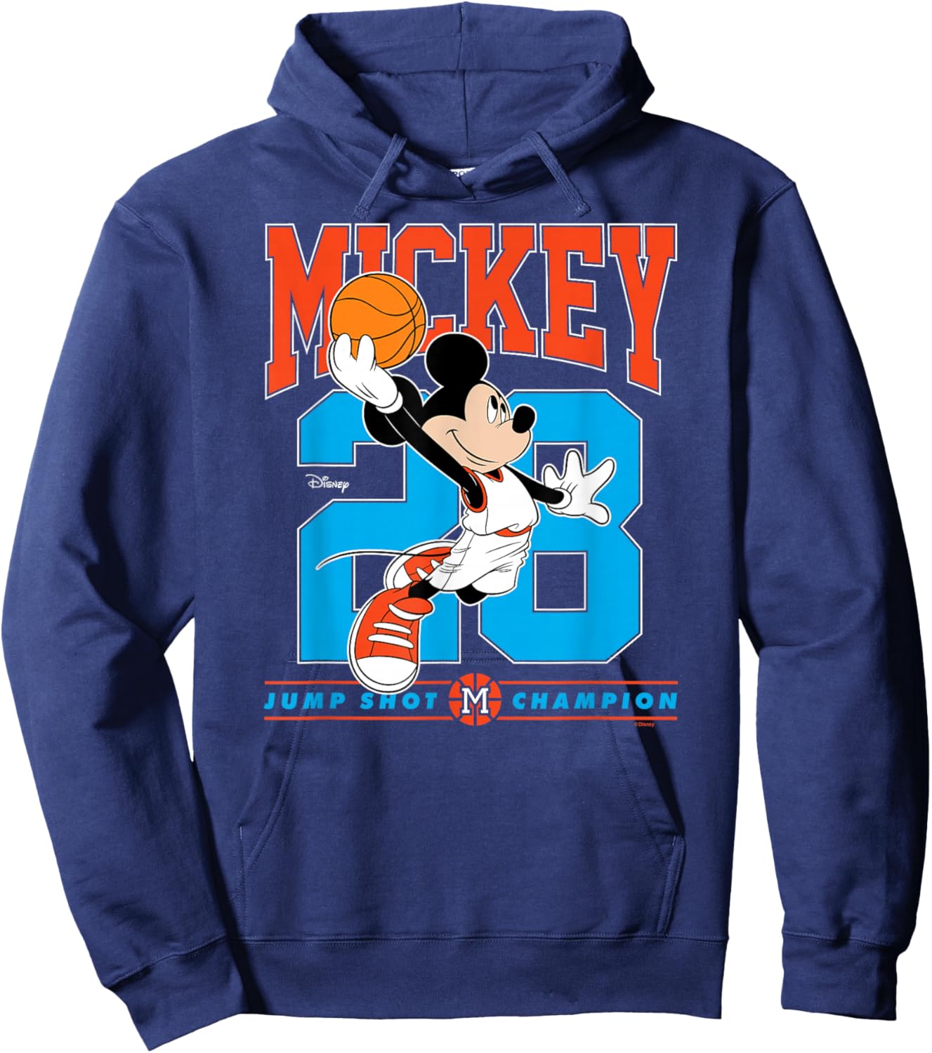 Disney - Mickey Jump Shot Basketball Hoodie - Hoodie | Navy