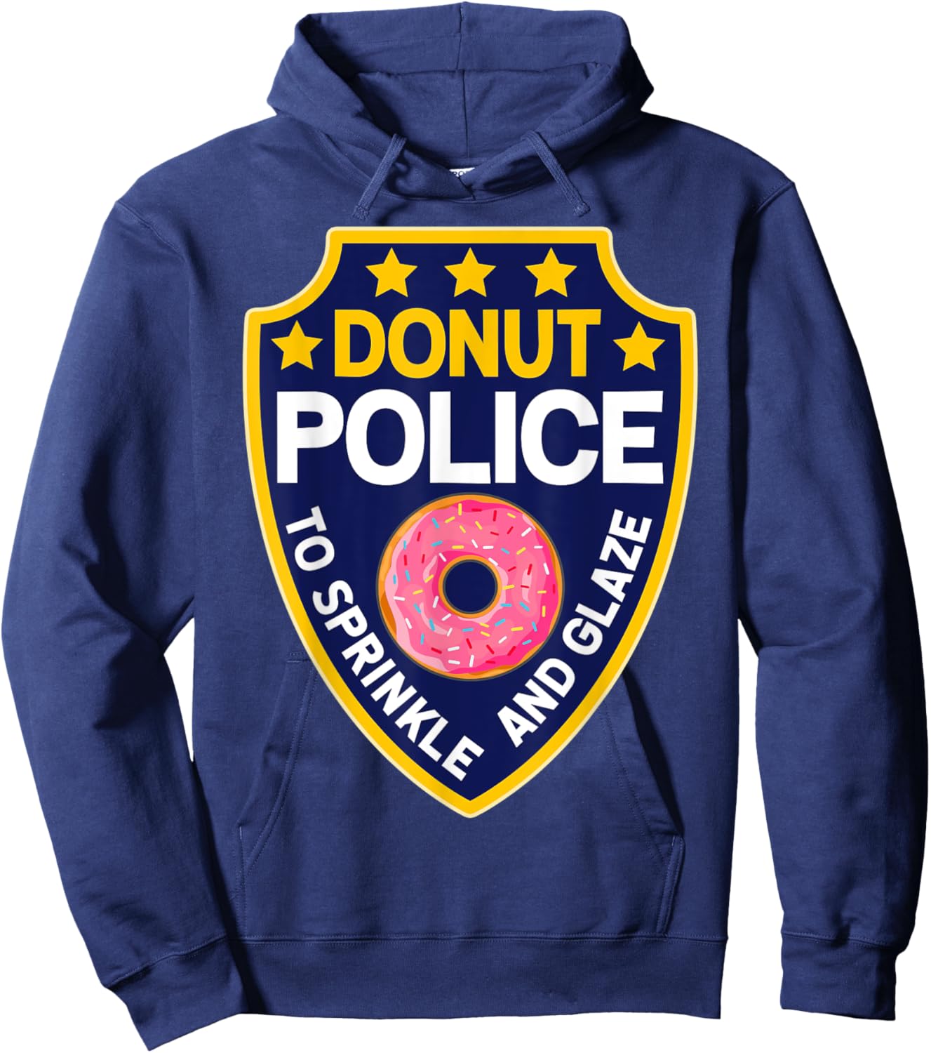 Donut Police FUNNY Doughnut Sprinkles Cheap Halloween Hoodie - Hoodie | Navy
