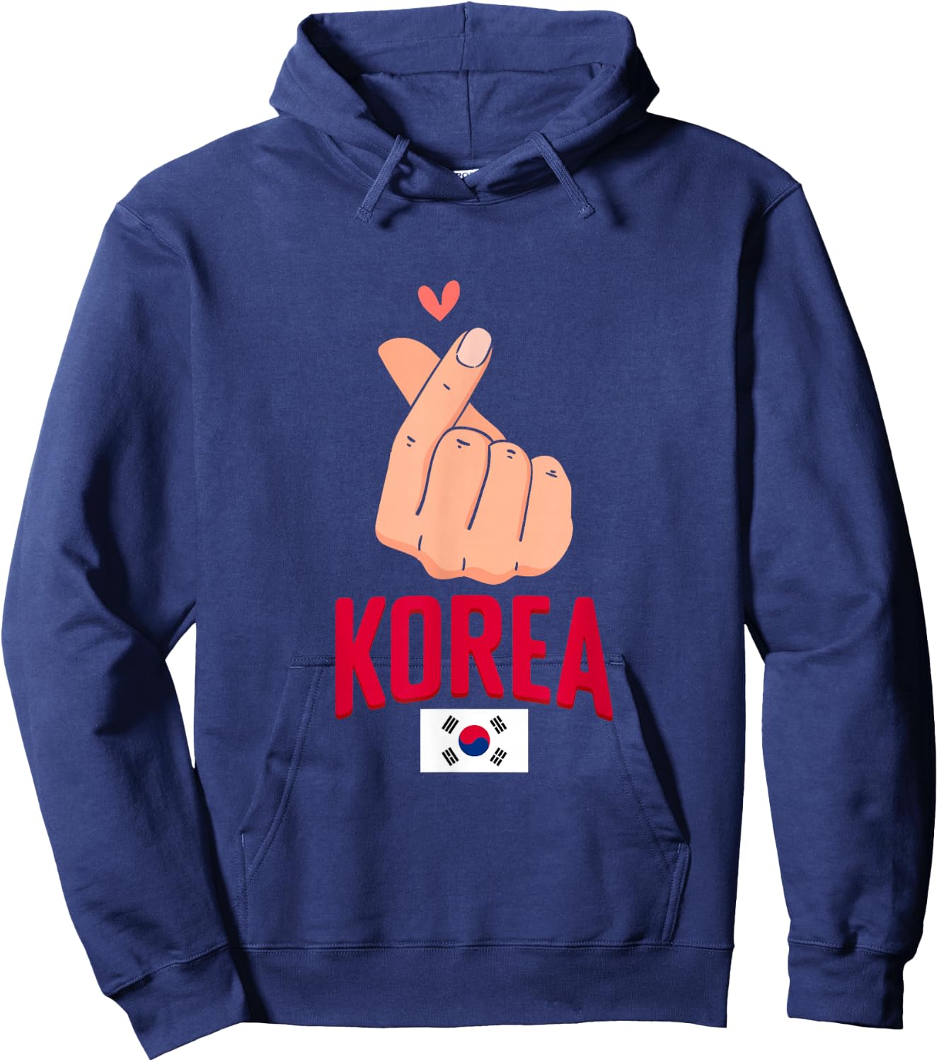 Korean Flag South Korea K-drama Kpop Korea Hoodie - Hoodie | Navy