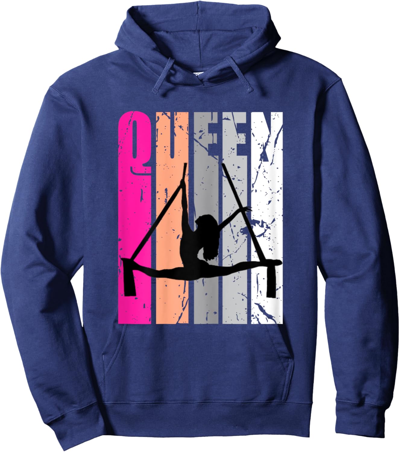 Kid Aerialist Queen Birthday Pretty Training Train Girl Fan Hoodie - Hoodie | Navy