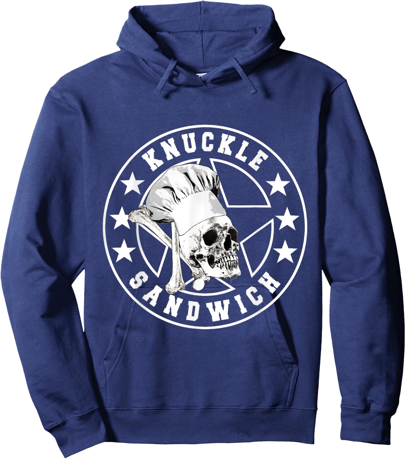 Ratherkool Knuckle Sandwich All Star Knockout Black Hoodie - Hoodie | Navy