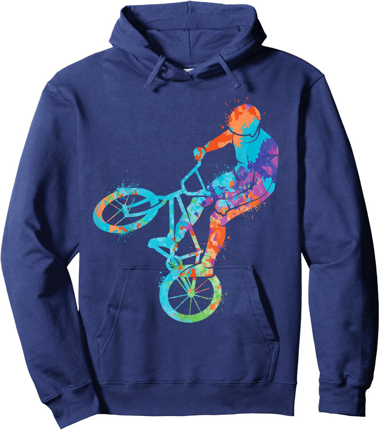 BMX Bicycle Tricks Girls Boys Kids BMX Bike Hoodie - Hoodie | Navy