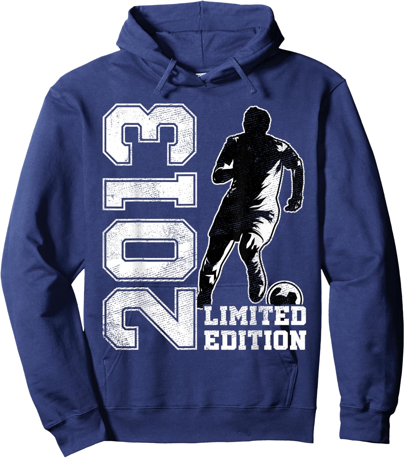 12th Birthday Soccer Limited Edition 2013 12 Years Old Hoodie - Hoodie | Navy