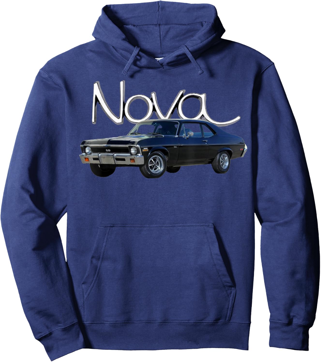 Vintage 1972 Chevys Nova Hoodie - Hoodie | Navy