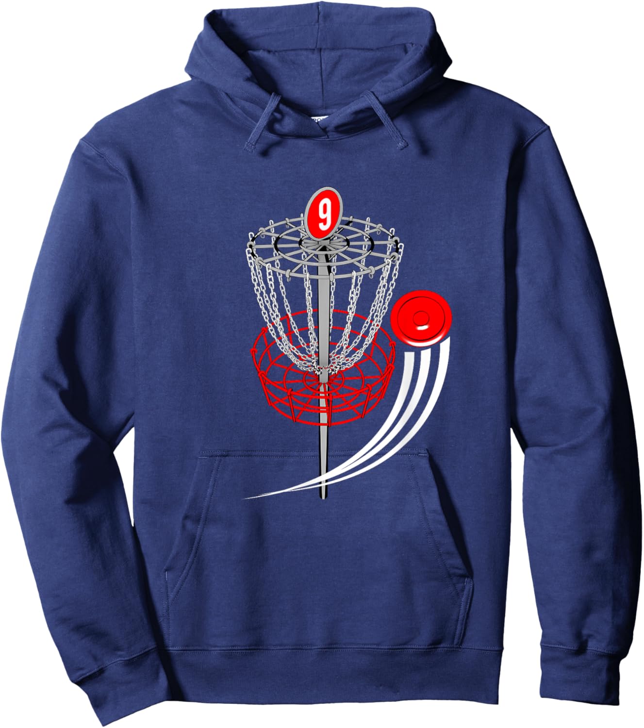 Frolf Shirt - Frisbee Golf T Shirt - Disc Golf Goal Hoodie - Hoodie | Navy