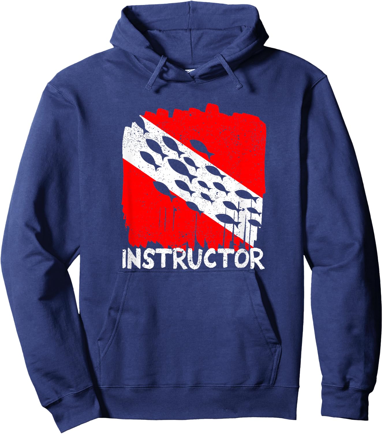 Scuba Dive Instructor Diver Deep Diving Divemasters Students Hoodie - Hoodie | Navy
