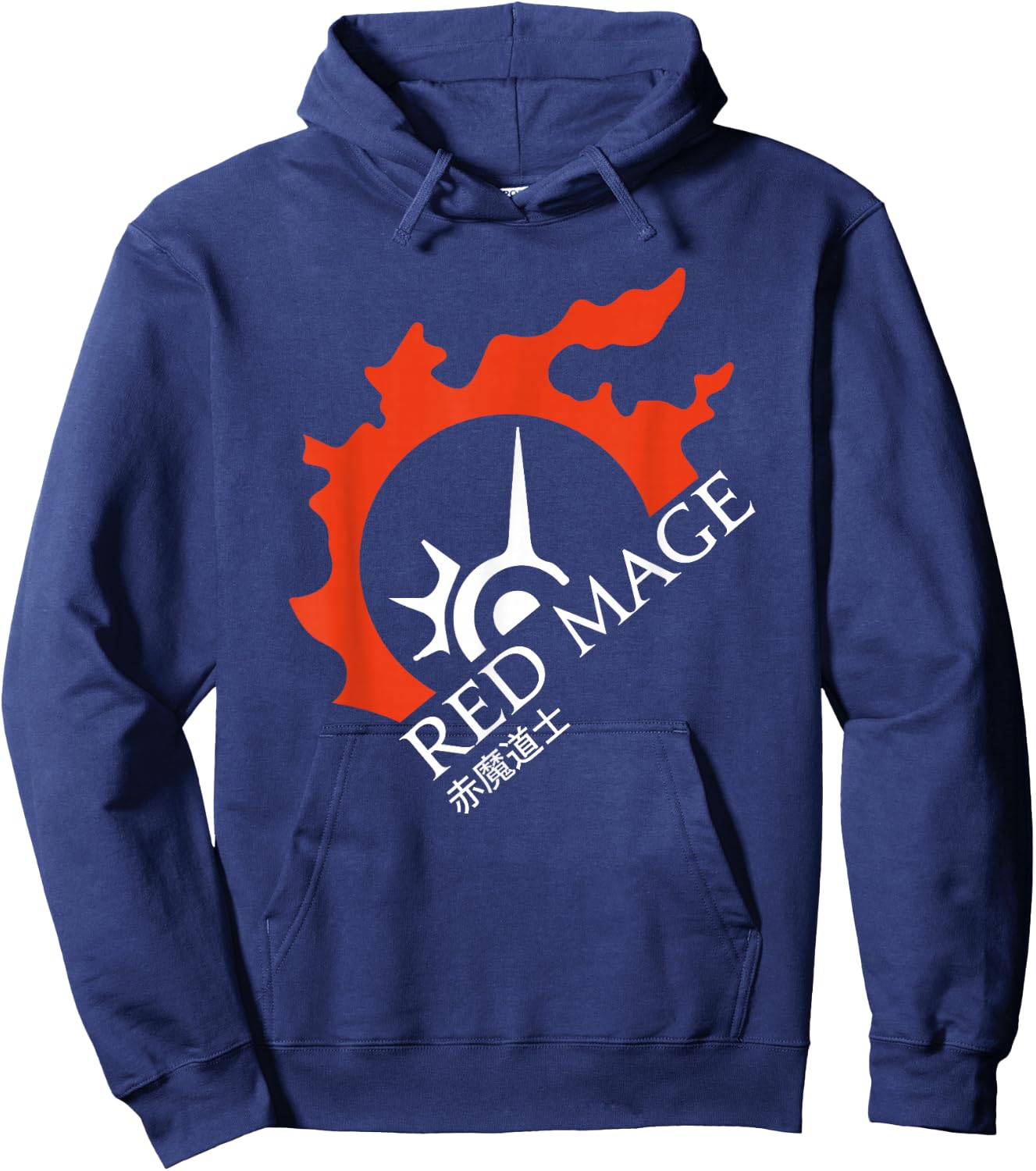 Red Mage - For Warriors of Light & Darkness Hoodie - Hoodie | Navy