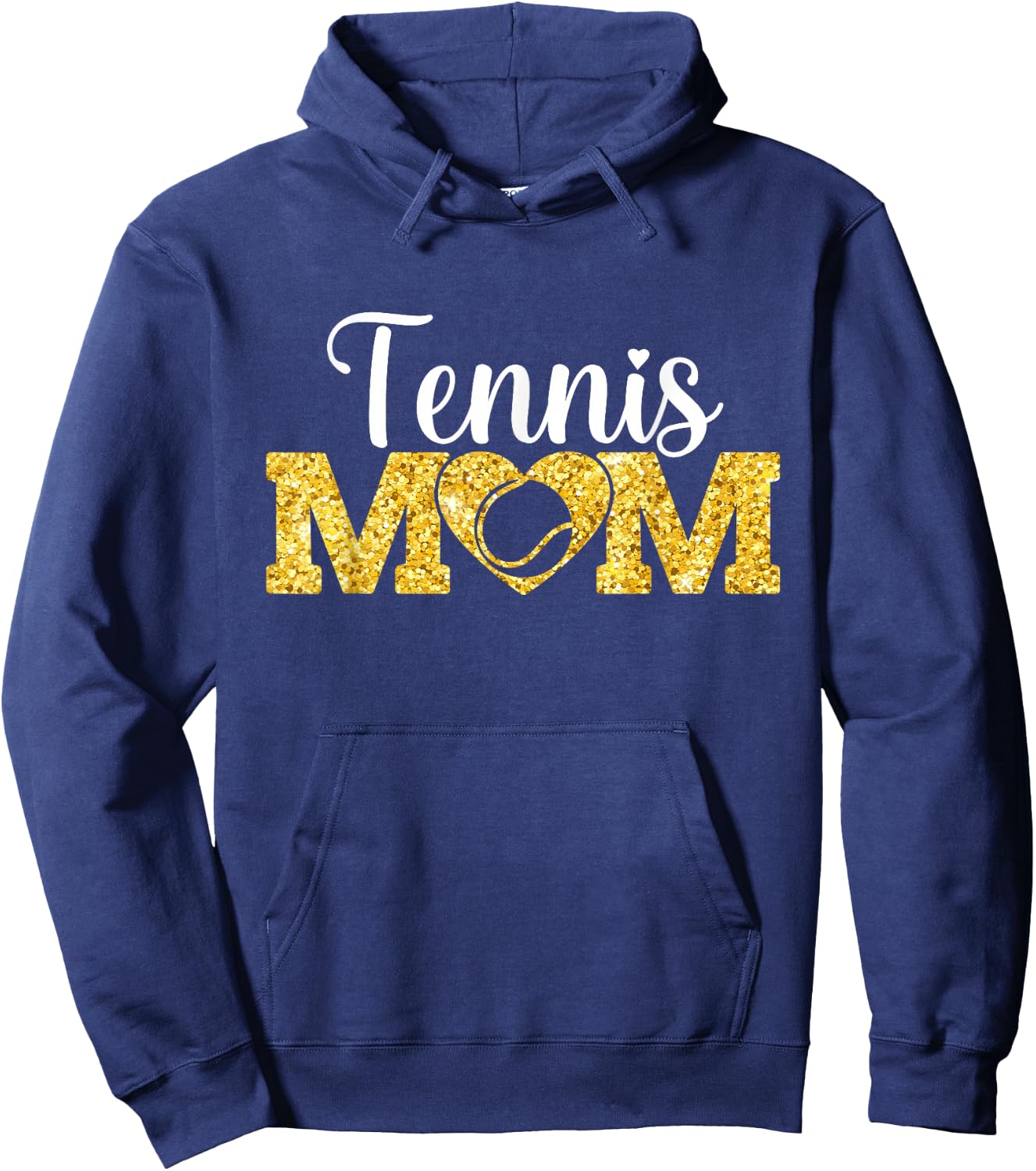 Mother's Day Tennis Mom Funny Sport Tennis Lover Hoodie - Hoodie | Navy