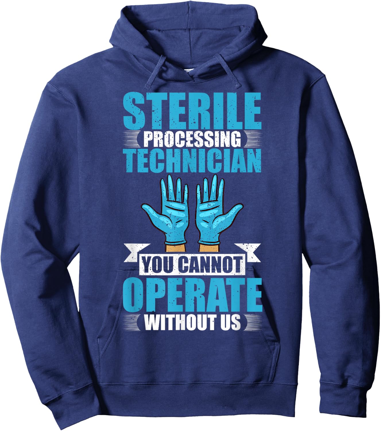 Sterile Processing Technician Instruments Tech Certification Hoodie - Hoodie | Navy