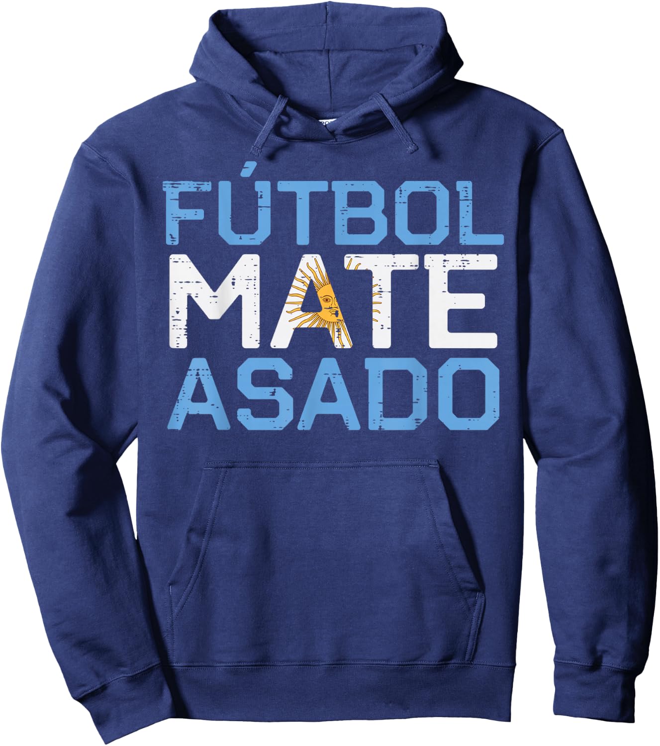 Argentina Futbol Mate Asado Flag Soccer Men Women Kids Hoodie - Hoodie | Navy