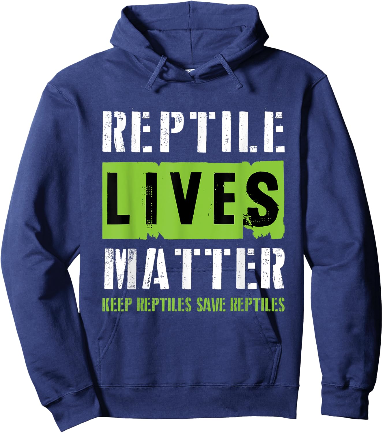 Reptile Lives Matter - Bearded Dragon Reptile Lizard Lover Hoodie - Hoodie | Navy