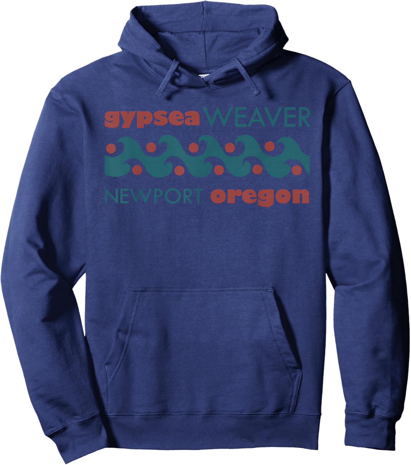Gypsea Weaver Recycled Fishing Rope Artist Newport Oregon Hoodie - Hoodie | Navy