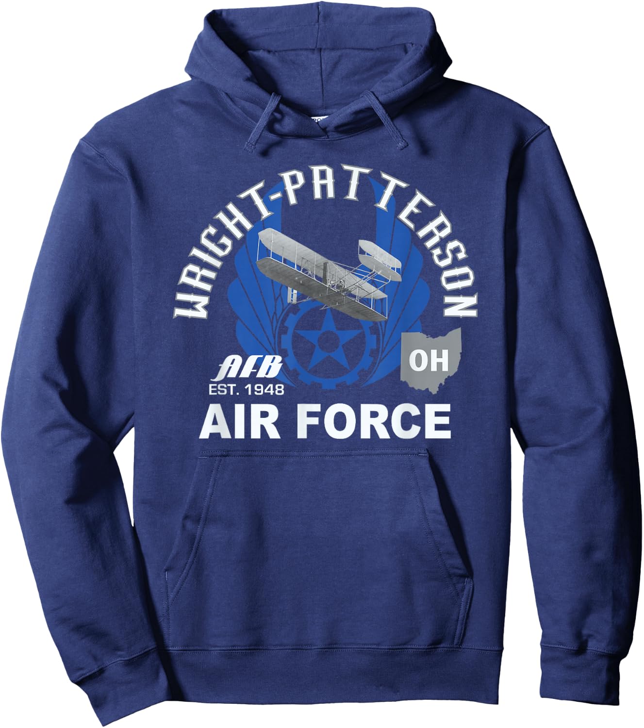 Wright Patterson Afb Air Force Hoodie - Hoodie | Navy