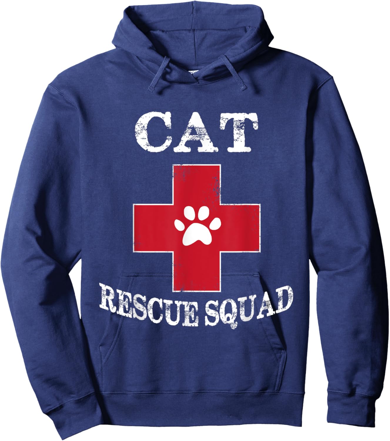 Animal Rescue Shirt - Cat Rescue Squad T shirts Women Girls Kids Hoodie - Hoodie | Navy
